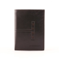 Synchronní peněženka v dárkové krabičce tmavě hnědá -SN 11209